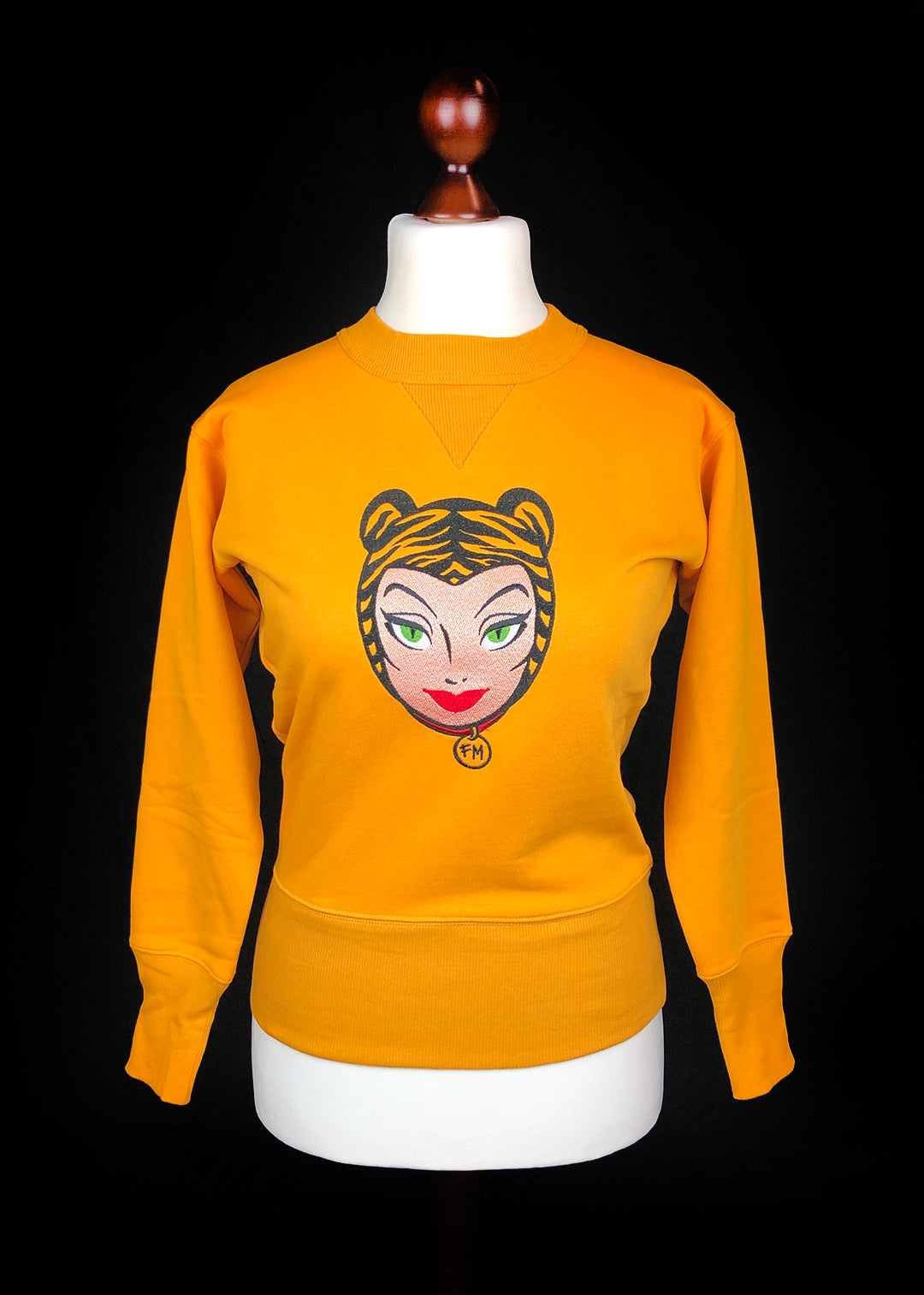 Women's Sweatshirt with Embroidery. Tigra