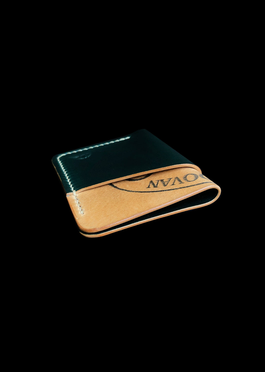 Cordovan Shell Deep-green Cardholder